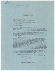 ["Congressman George B. Schwabe received a letter from the Oil Workers International Union expressing concern about a bill, HR3937, which seeks to repeal the War Labor Disputes Act and abolish the National War Labor Board. Schwabe responded that he is still studying the measure and has not yet formed a definitive opinion on it. He assured the union that he will consider the best interests of the economy and the people before making a decision on the bill."]