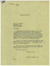 ["The document is a correspondence between Mr. W.C. Franklin and Honorable  George B. Schwabe discussing the English situation and England's request for further contributions. Mr. Franklin expresses his disagreement with the idea of continuing to finance England's socialist government and feed its people. He mentions an article in Collier's magazine by Harold Laski that discusses the Labor Party's plans and aspirations. Mr. Schwabe agrees with Mr. Franklin's reasoning and expresses appreciation for being informed about the article. They both discuss the implications of continuing to support England financially."]