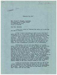 ["Mrs. Barnett, President of the Oklahoma League of Women Voters, wrote to Mr. George Schwabe urging him to vote for the United States loan to Britain. However, Mr. Schwabe expressed that he is unlikely to support the loan as the majority of his constituents and members of Congress are against it. He believes that the American people should not be forced to lend money to foreign countries at this time. Mr. Schwabe also suggested that if citizens wish to subscribe to the loan, the government could act as an agent or allow foreign representatives to sell bonds in the country. He appreciates Mrs. Barnett's request for his views but does not currently see any reason to vote for the loan."]