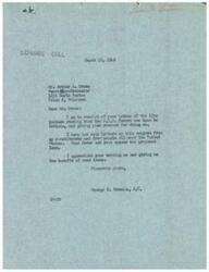 ["The document consists of two letters. The first letter is from George B. Schwabe, a United States Congressman, to Arthur L. Cross, Secretary-Treasurer of the Oklahoma State Industrial Union Council. Schwabe acknowledges receiving a letter from Cross regarding the C.I.O.'s support for a loan to Britain and mentions receiving letters from constituents both in favor and opposition to the loan. The second letter is from Cross to Schwabe, expressing the importance of the proposed loan to Great Britain for rebuilding the country and expanding world trade. Cross requests Schwabe's support for the loan on behalf of organized labor in Oklahoma."]