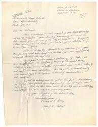 ["The document is addressed to George Schwabe requesting his support for the British Loan. The sender emphasizes the importance of international cooperation and assistance for countries like England to improve world trade and unity. They express disappointment that Schwabe may be against the measure based on correspondence with other constituents. The sender urges Schwabe to reconsider and support the loan for the benefit of global welfare."]