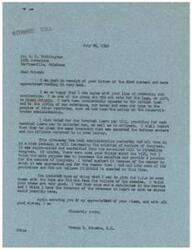 ["The document from Mr. Whittington expresses support for Representative Schwabe's opposition to giving loans or gifts to Great Britain, as well as support for the terminal leave pay bill for enlisted men. Mr. Whittington also advocates for fair treatment and support for veterans, including cash terminal leave pay and tax exemptions. He criticizes the government for giving money to other countries and increasing salaries for politicians, while neglecting the needs of the military. He urges Representative Schwabe to support measures that will give veterans a chance to settle and establish themselves in a post-war world."]