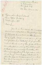["The document is requesting support for the passage of H.R. 346, known as the Seamen's Bill of Rights, to help merchant marines transition back to civilian life after the war. The author emphasizes the importance of this bill for the well-being of sailors and their families."]
