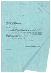 ["Mrs. B. C. Wheeler contacted George B. Schwabe, M.C. to request his support for the Merchant Seamen's War Service Act, HR 2346. Schwabe acknowledges her request and promises to consider the matter when it is before Congress. Wheeler expresses her support for the act and hopes that Schwabe will also support it."]