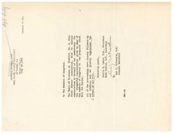 ["The Board of Trustees of District No. 4, Ohio State Nurses' Association, expresses appreciation to members of Congress for their consideration of a proposed Draft Bill for Nurses. They are grateful for the defeat of the bill and thank Congress on behalf of their membership."]
