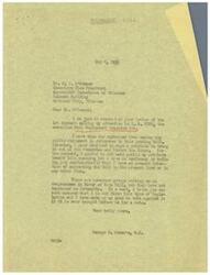 ["Mr. O'Connor is asking Congressman Schwabe to consider his views on the Fair Employment Practice Act (H.R. 2232), expressing concerns about its potential negative impact on the economy of Oklahoma. Congressman Schwabe responds by stating he does not support the bill and has no intention of doing so in the future. He also mentions pressure groups in favor of the bill, but reassures Mr. O'Connor of his stance against it."]