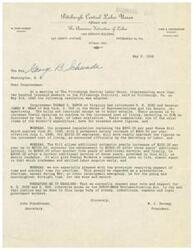 ["The Pittsburgh Central Labor Union is requesting support for H.R. 3035 and S. 908, which aim to increase Postal salaries to match the increased cost of living. The bills also include provisions for automatic yearly salary increases and overtime pay. The union emphasizes the importance of fair compensation for government workers."]