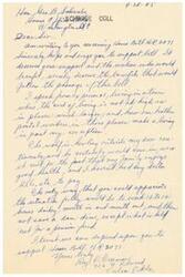 ["The writer is urging Honorable  Geo B Schwabe to support House Bill H.R. 2071, as it would benefit workers and provide important benefits. The writer also discusses the high cost of living and the struggles of postal workers in different areas. They express the need for support for the bill and emphasize the importance of working hard to save for a pension fund."]