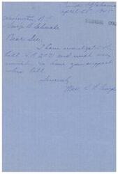 ["Mrs. Julia Oklahoma, on April 25, 1945, wrote a letter to Grange B. Schwabe of SCHWABE COL, expressing her support for bill H.R 2071 and requesting his support as well."]