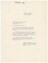 ["The document is addressed to Congressman George B. Schwabe and discusses the merit of House Bill HR-2071, which proposes a permanent increase in salary for Postal Employees to replace a temporary bonus. The writer, Lewis H. West, urges Congressman Schwabe to support the bill and hopes it will be enacted into law."]