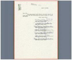 ["Martha Walder Galloway is asking for support for House Bill-HR 2071 which aims to raise wages for Postal employees. The document is addressed to several individuals living on Terwillegar Blvd."]