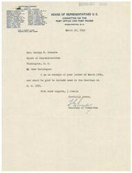 ["The document is a letter discussing the support for bill H.R. 2071, which aims to adjust the salaries of postal employees. The writer expresses their favor for the bill and suggests minor amendments to address discrepancies in salaries between different classes of employees. They hope for the bill to be passed into law before July 1, 1945."]