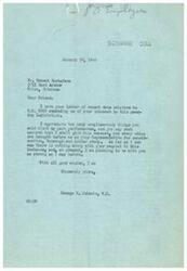 ["The document from Mr. Gustafson to George B. Schwabe, a Representative, expresses gratitude for past support and requests assistance with the passage of H.R. 5059 to compensate postal employees for a salary cut resulting from the elimination of Saturday overtime. Mr. Gustafson emphasizes the need for this legislation to help offset the loss and expresses a preference for a stable 40-hour work week rather than relying on overtime for income. He expresses confidence in Mr. Schwabe's support based on past actions."]