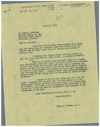 ["The document includes a letter from Frank C. Shilliam of Shilliam Supply Co. Inc. to Congressman George Schwabe regarding difficulties in obtaining mattress ticking for their customers due to O.P.A. restrictions. Shilliam expresses frustration with the O.P.A. and believes that removing restrictions would increase production and prevent price rises. Congressman Schwabe acknowledges the letter and shares Shilliam's concerns, stating that he will introduce the letter in the Congressional Record."]
