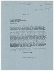 ["Mr. Kinmond wrote to Congressman Schwabe expressing concern over the expiration of the Premium Price Plan in the Tri-State mining district, which would have disastrous effects on businesses in the area. He urged the congressman to support the continuation of the plan to prevent the shutdown of mines and the disruption of businesses dependent on the mining industry. Congressman Schwabe responded, assuring Mr. Kinmond that he is familiar with the situation and will do his best to prevent unfair discrimination resulting from changes in policy. He also criticized the New Deal philosophy and emphasized the need for increased production and less regulation."]