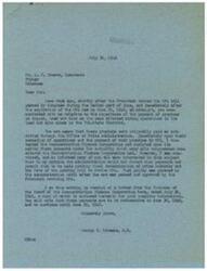 ["The document is a series of communications between Mr. L. J. Bowers and Congressman George B. Schwabe regarding the payment of premiums on copper, lead, and zinc for mining operations in the Tri-State District. The Reconstruction Finance Corporation will be making these payments retroactively until June 30, 1947. Congressman Schwabe expresses doubt about the passing of a bill due to the pending revival of the OPA and the majority held by the administration in Congress. Mr. Bowers requests Congressman Schwabe's support for legislation to continue premium prices for lead and zinc ores."]