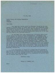 ["The document discusses the importance of payments of premiums on copper, lead, and zinc for mining operations in the Tri-State District. It mentions efforts to have the Reconstruction Finance Corporation make these payments, which are now set to be retroactive to June 30, 1946. Congressman George B. Schwabe expresses doubts about the passing of any bill until the fate of the OPA is determined and requests support for the Bunker Bill. The Cardin Mining and Milling Corporation also requests support for legislation related to the premium price plan for copper, lead, and zinc."]