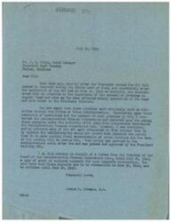 ["The document is a series of letters relating to the payment of premiums on copper, lead, and zinc for mining operations in the Tri-State District. It discusses the cessation of these payments by the Office of Price Administration, efforts to have the Reconstruction Finance Corporation make the payments, and the eventual decision for retroactive payments to continue until June 30, 1947. Congressman George B. Schwabe expresses support for the Bunker Bill and related legislation to support the mining industry."]