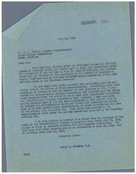 ["The document dated July 30, 1946 from George B. Schwabe, M.C. discusses the importance of the payment of premiums to mining operations in the Tri-State District and the efforts to revive the Office of Price Administration (OPA) to ensure the continuation of these payments. Schwabe expresses his support for the Bunker Bill and promises to assist in finding a solution to the issues facing the affected areas. The telegram from Atlas Milling Corporation to Schwabe on July 6, 1946 highlights the importance of the premium price plan for their operations and requests Schwabe's support for the Bunker Bill."]