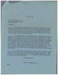 ["The document is a series of correspondence between George B. Schwabe and Mr. G. R. White, Jr. regarding the payment of premiums on copper, lead, and zinc mines in the Tri-State District. Schwabe informs White about the retroactive payments to be made by the Reconstruction Finance Corporation and urges support for Senator James E. Murray's proposal. Additionally, Schwabe discusses the importance of passing legislation to continue the premium price plan to avoid shutdowns in mining operations. Schwabe also mentions contacting Steelman to order the RFC to pay premiums pending Congressional enactment."]