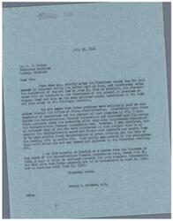 ["Mr. Graham received a letter from George B. Schwabe of the Reconstruction Finance Corporation regarding the payment of premiums for lead and zinc mining operations in the Tri-State District. The document states that these payments are to be retroactive to June 30, 1946 and continue until June 30, 1947. The document also mentions the veto of the OPA bill by the President and the subsequent approval of a new act."]