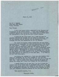 ["The document is from a Congressman expressing his disagreement with the OPA rent control program in Tulsa, Oklahoma. He believes the program is un-American and has consistently voted against it. The Congressman criticizes the New Deal majority for taking from landlords and giving to renters for votes. He believes that if government intervention is reduced, there would be more production and less scarcity."]