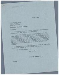 ["The document is a response from George B. Schwabe, a Member of Congress, to a letter from Detroit Motor Sales expressing opposition to the O.P.A. (Office of Price Administration). Schwabe states that he has voted against the extension and activities of O.P.A. and views it as obnoxious and un-American. He appreciates the support against O.P.A. and vows to continue fighting against the agency."]