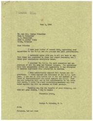 ["The document contains two letters expressing opposition to the O.P.A. (Office of Price Administration) and its practices. Both letters criticize the O.P.A. for its negative impact on free enterprise in America and advocate for its abolition or reform. The writers believe that the O.P.A. is ineffective and wasteful, and that it perpetuates shortages and black markets. They also express concerns about government overreach and the need to return to the principles that made America great."]