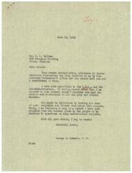 ["The document includes two letters, one from Mr. Schwabe to Mr. Gallman discussing opposition to the O.P.A., and another from V. Guman to Honorable Victor Wickersham expressing frustration with the O.P.A.'s administration. Both letters express opposition to the O.P.A. and concern about inflation."]