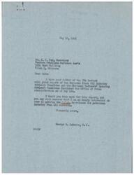 ["The document from George B. Schwabe to J.C. Day expresses gratitude for the report on the petroleum industry and emphasizes the importance of releasing the industry from government controls. J.C. Day's letter to George B. Schwabe includes a joint report from industry committees supporting the same belief and recommendations. Both letters highlight the desire for the government to withdraw its control from the petroleum industry."]
