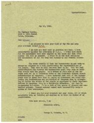 ["The document discusses the writer's opposition to the extension of the Office of Price Administration (O.P.A) and their belief that bureaucracy in the federal government is problematic. The writer criticizes the bureaucrats for not recognizing Congress as representatives of the people and for spending more time circumventing legislation rather than following the wishes of the people. The writer thanks the recipient for their views and input."]