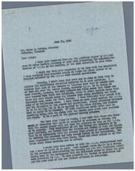 ["The document is a letter from property owners and citizens of Pawhuska, Oklahoma to Congressman Geo. B. Schwabe, asking for a change in the law regarding the O.P.A. They express concerns about the long delays in obtaining permission from the O.P.A. to bring eviction suits, which causes hardships for property owners. They request the Congressman's influence in bringing about some relief."]