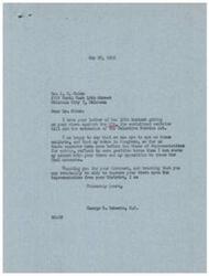 ["The document from Mr. Shinn expresses his strong opposition to the OPA, socialized medicine bill, and extension of the Selective Service Act. He believes these measures are unconstitutional and will lead to dictatorship and socialism. He urges Representative Schwabe to vote against these bills and emphasizes the importance of preserving free enterprise and avoiding militarism. Representative Schwabe responds, thanking Mr. Shinn for his views and stating that he shares his opposition to the mentioned measures."]