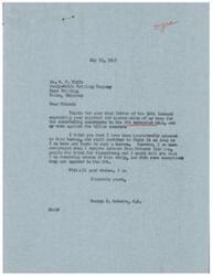 ["The first letter is from George B. Schwabe, a member of Congress, thanking W. W. Wolfe for his support in limiting the powers of the Office of Price Administration (OPA). Wolfe had written to his senators expressing his opposition to the OPA, citing examples of how it has led to price increases and black markets. Wolfe believes that the OPA should be abolished in order to allow the free market to function more effectively."]