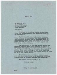 ["The document is from Mr. Virgil 0. Wood of Brookswood Oil Company to Honorable George B. Schwabe, expressing opposition to the OPA and its extension. Wood believes that government control of prices is contrary to democratic principles and should be abolished. He also discusses the imbalance between industry and labor and the need for corrections to be made. Wood trusts in Schwabe and his colleagues to use their judgment in solving these issues."]