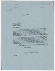 ["The document is a series of letters regarding political issues in 1946. The first letter is from George B. Schwabe to L. G. Burt, expressing support for Burt's campaign and admiration for his arguments. The second letter is from Burt to Senator Elmer Thomas, criticizing the OPA and government controls, and questioning the constitutionality of certain laws and appointments. Burt also expresses his desire to cause trouble and disrupt the status quo. The third letter is from Burt to Schwabe, sharing his campaign strategy and intentions to challenge the political machine. Overall, the letters discuss political issues, campaign strategies, and criticisms of government policies."]