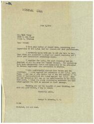 ["The document is a letter from George B. Schwabe, a member of the House of Representatives, responding to a letter from Karl Frese expressing opposition to the O.P.A. Schwabe agrees with Frese's views on the O.P.A. being obnoxious and un-American, and states that he has consistently opposed the Bureau and its practices. Schwabe also mentions his voting record against the extension of the O.P.A. and for restricting amendments. Frese also urges Schwabe to use his influence to do away with the O.P.A. and support the Committee on Un-American Activities."]