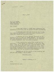 ["The document consists of a letter from Mr. Morley to Representative Schwabe expressing opposition to the O.P.A. (Office of Price Administration) and commending Schwabe for his efforts in fighting against it. Schwabe responds by agreeing with Morley's views on the O.P.A., stating that he has consistently opposed the Bureau and voted against its extension. Both individuals believe that the O.P.A. is destructive and should be dissolved to allow natural forces to bring prices into adjustment."]