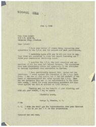 ["Mrs. Irma Cooper expresses her opposition to the O.P.A. and its practices in a letter to Representative George B. Schwabe. Schwabe agrees with her views, stating that he has consistently opposed the O.P.A. and voted against its extension. He expresses his support for restricting amendments and ultimately voted against the Extension Bill. Mrs. Cooper urges Schwabe to clean up the mess surrounding the O.P.A. in their district."]