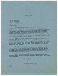 ["Mr. George B. Schwabe received a letter from Mr. Cy Selfridge expressing disapproval of the enactment of legislation involving further price controls. Schwabe agrees with Selfridge's sentiments and has included his letter in the Congressional Record. Selfridge believes that reinstating the OPA would harm industry and the economy, and instead suggests reducing bureaucracy and giving more power to elected officials. Selfridge also believes that the country is in worse shape now than during the war, and advocates for more responsibility for elected officials in running the government."]