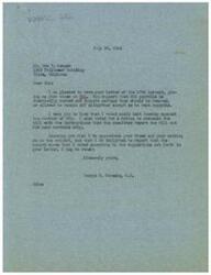 ["The document is a response from Congressman George B. Schwabe to Don T. Langan regarding his views on OPA (Office of Price Administration). Langan suggests that OPA payrolls be curbed and potentially removed, except for rent controls. Schwabe informs Langan that he voted against reviving OPA and voted for rent controls only. Schwabe appreciates Langan's views and assures him that he voted according to his suggestions. Langan had expressed the opinion that OPA powers should be curbed and rent controls should be maintained."]