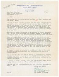 ["In a letter to Honorable  Geo. Schwabe, Cecil T. Hardeman expresses his opposition to the revival of the OPA Bill, stating that it will lead to black markets. He also argues against rent control limitations and cautions against sharing atomic research information with Russia. Hardeman advocates for the US asserting itself as a world authority and suggests providing loans to Britain with trade understandings. He emphasizes the importance of winning the peace as well as the war and urges Congress to support Senator Byrnes. Hardeman concludes by emphasizing the need for the US to focus on correcting internal affairs to prevent future wars."]
