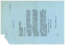 ["The author, George B. Schwabe, thanks Mr. H. D. Johnston for his letter and convincing arguments, which were inserted in the Congressional Record without revealing the name of his company. Schwabe appreciates clear thinking and values input from the public and his colleagues in Congress."]