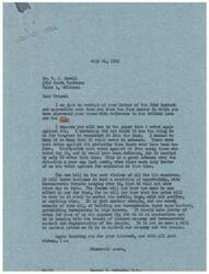 ["The document is a correspondence between Mr. W. J. Dowell and Congressman George Schwabe discussing the British Loan and the OPA (Office of Price Administration). Dowell expresses his support for Schwabe's vote against OPA and his concerns about government control and bureaucracy. He also discusses his thoughts on decontrolling the economy and subsidies. Schwabe expresses his appreciation for Dowell's support and discusses his opposition to OPA and the British Loan."]