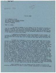 ["The document is from Mr. Woodward A. Smith to Honorable  George B. Schwabe, expressing the unanimous belief of the Executive Council of the Republican Minute Men of Tulsa that the country is better off without the OPA (Office of Price Administration) in any form and opposition to its revival. The document also discusses the current situation in the Senate regarding the OPA and expresses support for Schwabe's fight against its renewal."]