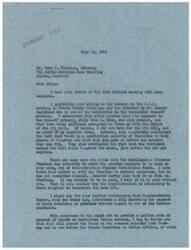 ["The document discusses issues related to the OPA bill, subsidy payments for mines in Ottawa County, and the Mundt Act for Indian estates. The sender expresses support for separate legislation providing subsidies for marginal mines and seeks input on the provisions of the Mundt Act. The document also mentions contacting Senators and provides updates on relevant bills in Congress."]