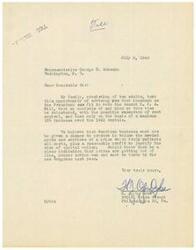 ["The document is expressing support for the President's decision to not reinstate controls after vetoing the O.P.A. Bill. The family believes that American business should be given the opportunity to produce goods and services at a fair price, with the possibility of rent control at a maximum 15% increase. They suggest that if prices get out of line, the new Congress should take action next year."]