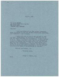 ["The document includes two letters written on July 10, 1946. The first letter is from Mr. M. K. Bollman to Representative George B. Schwabe, expressing dissatisfaction with the administration of the OPA and rent controls. The second letter is from W. V. Bodman to Representative George B. Schwabe, arguing against rent control for property owners and highlighting the contributions of property owners during the war. Representative George B. Schwabe responds to Mr. M. K. Bollman's letter, stating that he agrees with the complaints and has consistently voted against the extension of the OPA."]
