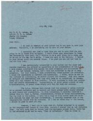 ["The writer expresses opposition to the Office of Price Administration (O.P.A.) and its price controls, arguing that they have led to inflation and hindered production. The writer criticizes a recent price control bill passed by the House and believes it will be unenforceable and detrimental to business. The writer also shares their views on the current state of industrial production and the impact of price controls on the economy. The document is addressed to Mr. W. P. Z. German, Jr. and includes reprints of speeches on the topic for his reference."]