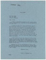 ["The document is a letter from Mr. J.P. Avery to Representative George Schwabe, expressing opposition to the resurrection of the O.P.A. bureau. Schwabe responds by reaffirming his consistent opposition to the bureau and commitment to voting against it. He acknowledges Avery's support and assures him that he will continue to fight against the imposition of such regulations on the American people."]